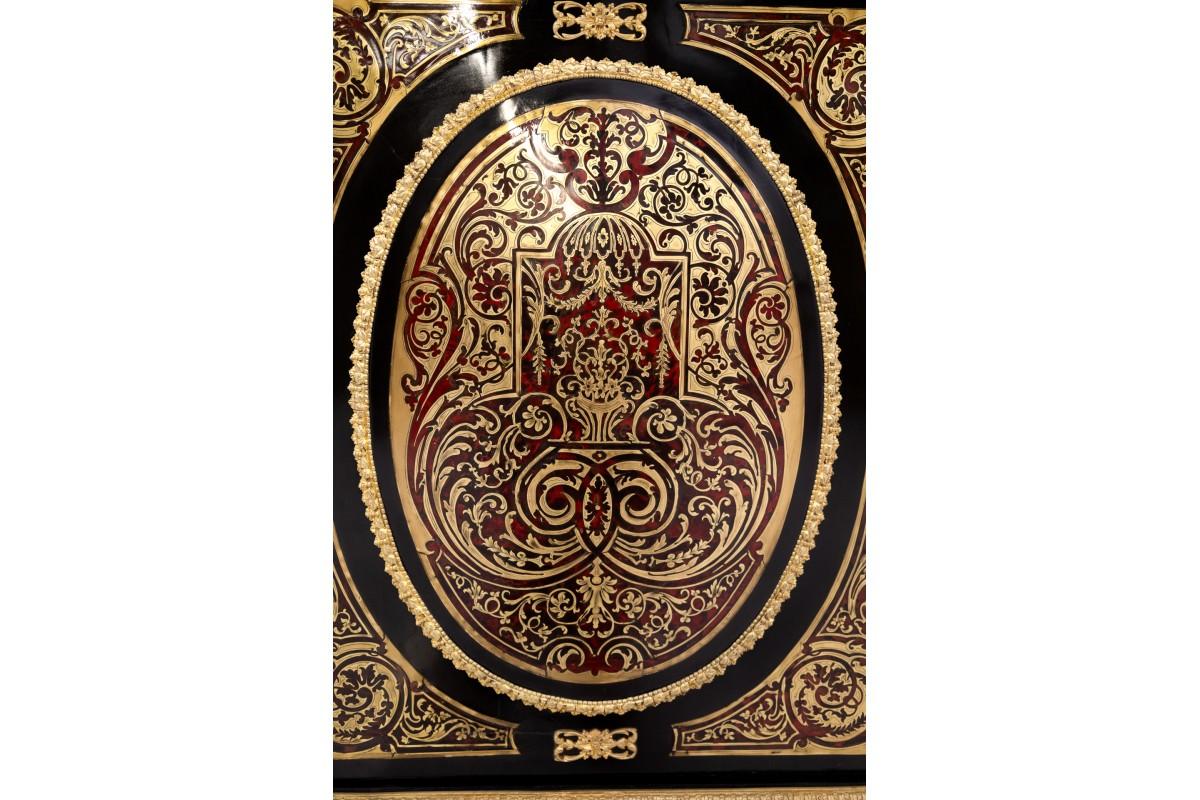 Napoleon III Cabinet, Chest of Drawers in Boulle Style, France, 1850 For Sale 2