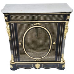 Napoleon III Cabinet in Boulle Queen's Style Marquetry, France, 1860