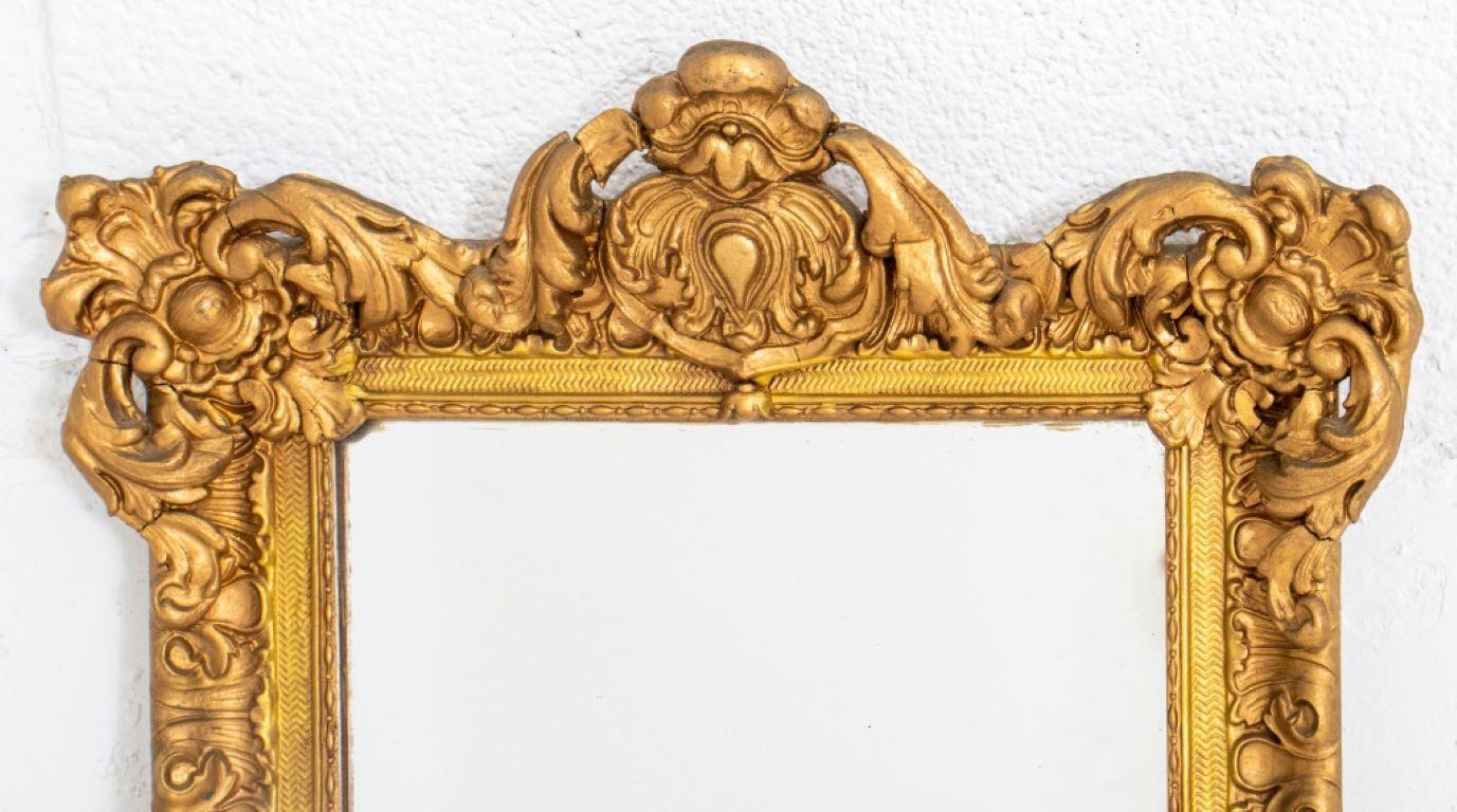 Napoleon III Carved Giltwood Mirror, 19th C. In Good Condition For Sale In New York, NY
