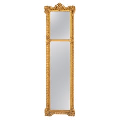 Napoleon III Carved Giltwood Mirror, 19th C.