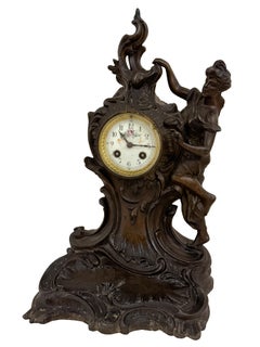 Napoleon III Chimney Table Clock, 19th Century