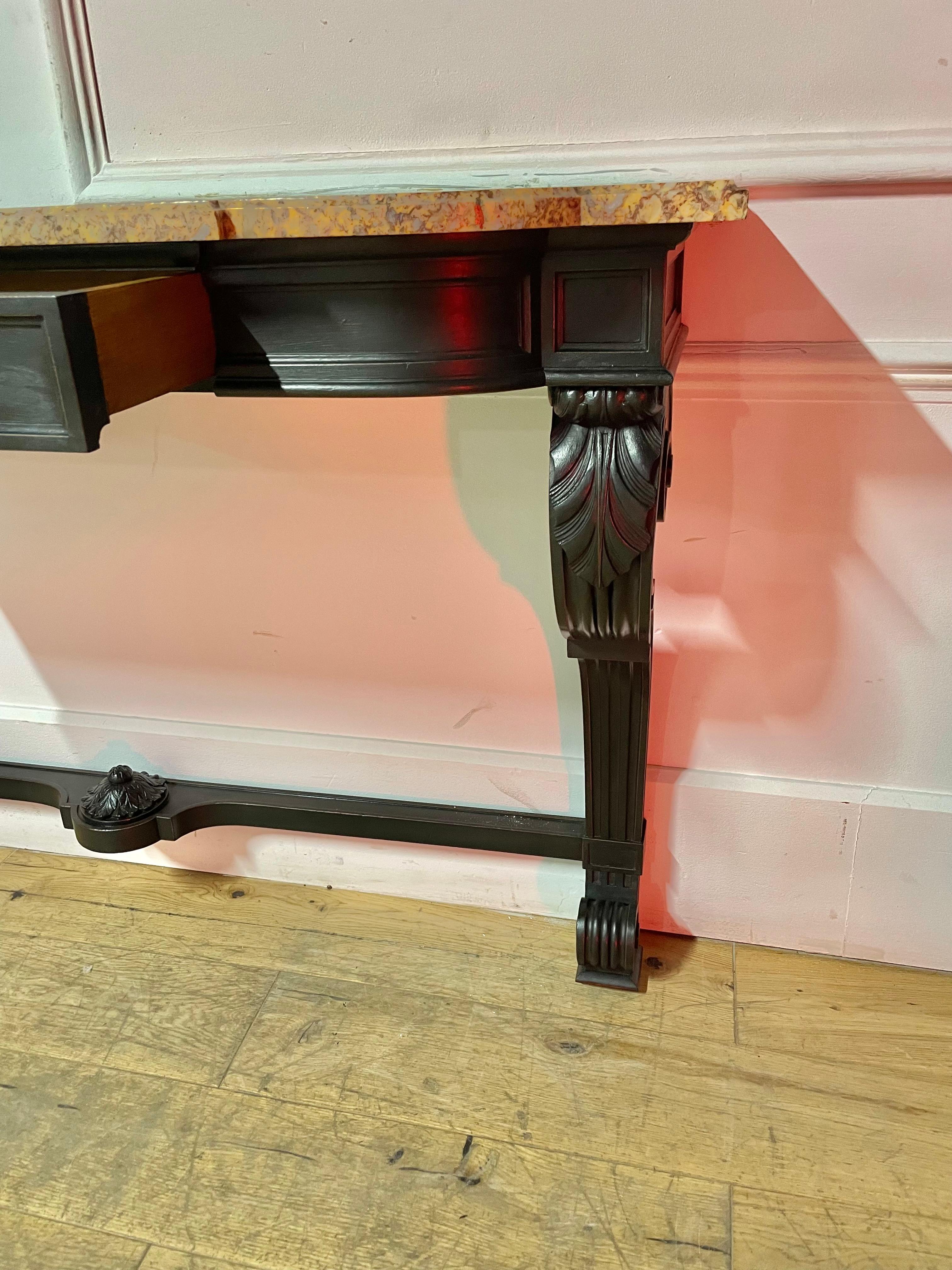 French Napoleon III console table For Sale