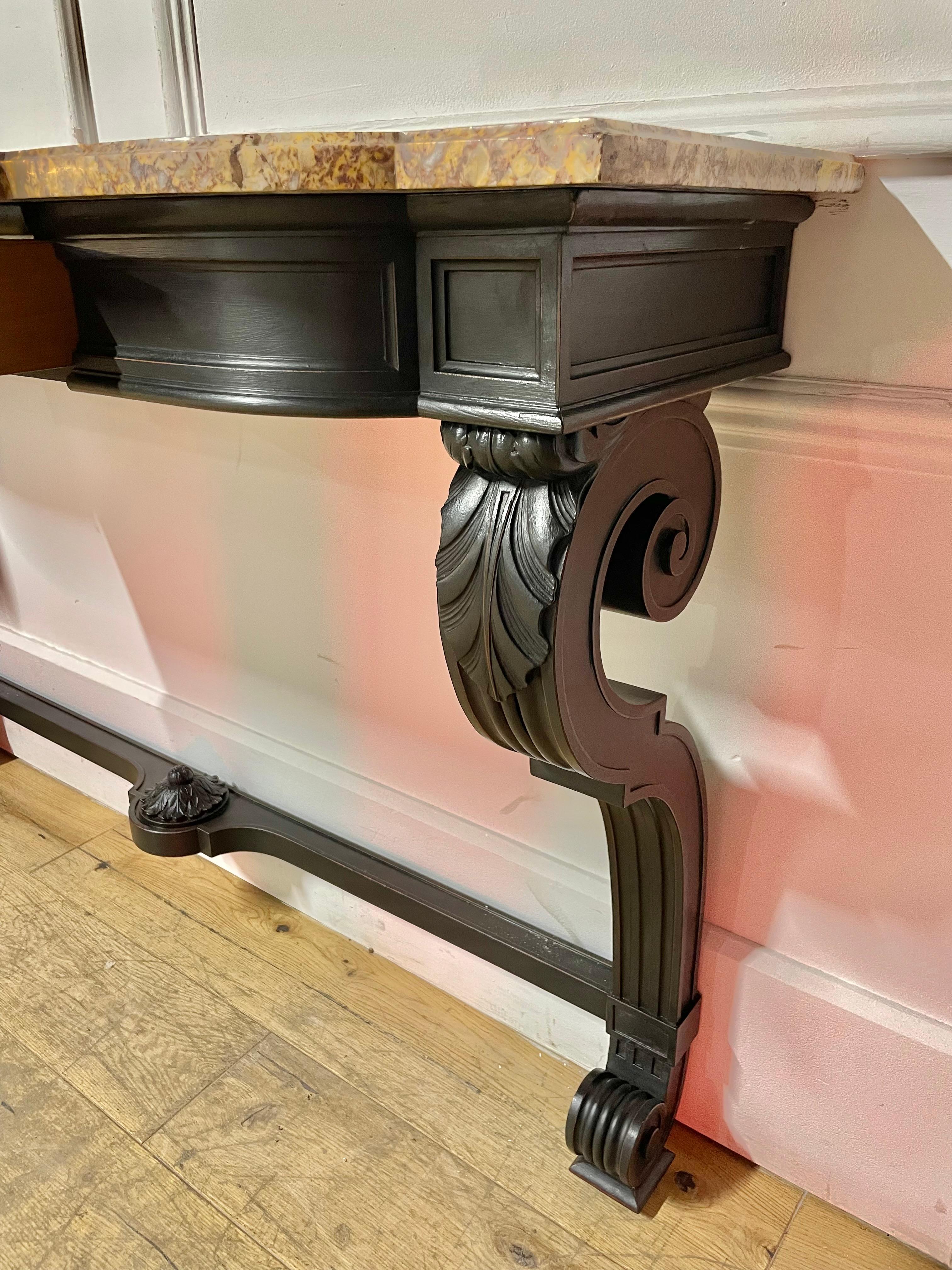 Napoleon III console table In Good Condition For Sale In Budleigh Salterton, GB