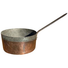 Napoleon III Copper Sauce Pan Stamped "LC", circa 1865