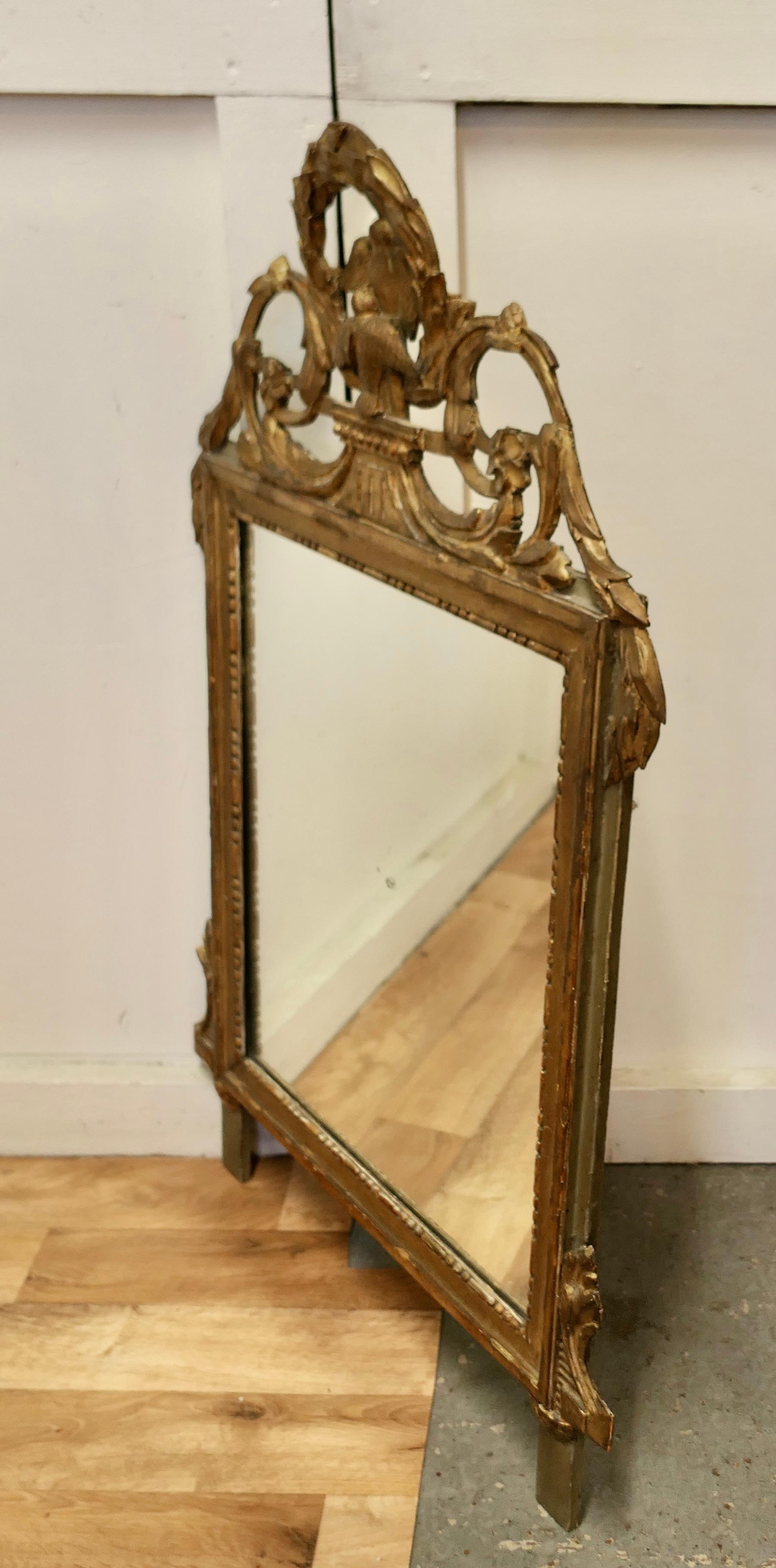 Napoleon III, Crested Wall Mirror In Good Condition In Chillerton, Isle of Wight