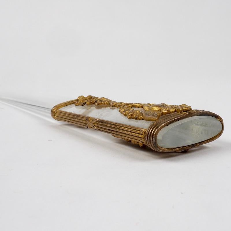 Napoleon III Rock Crystal and Gilt Page Turner and Book Mark In Good Condition In London, GB