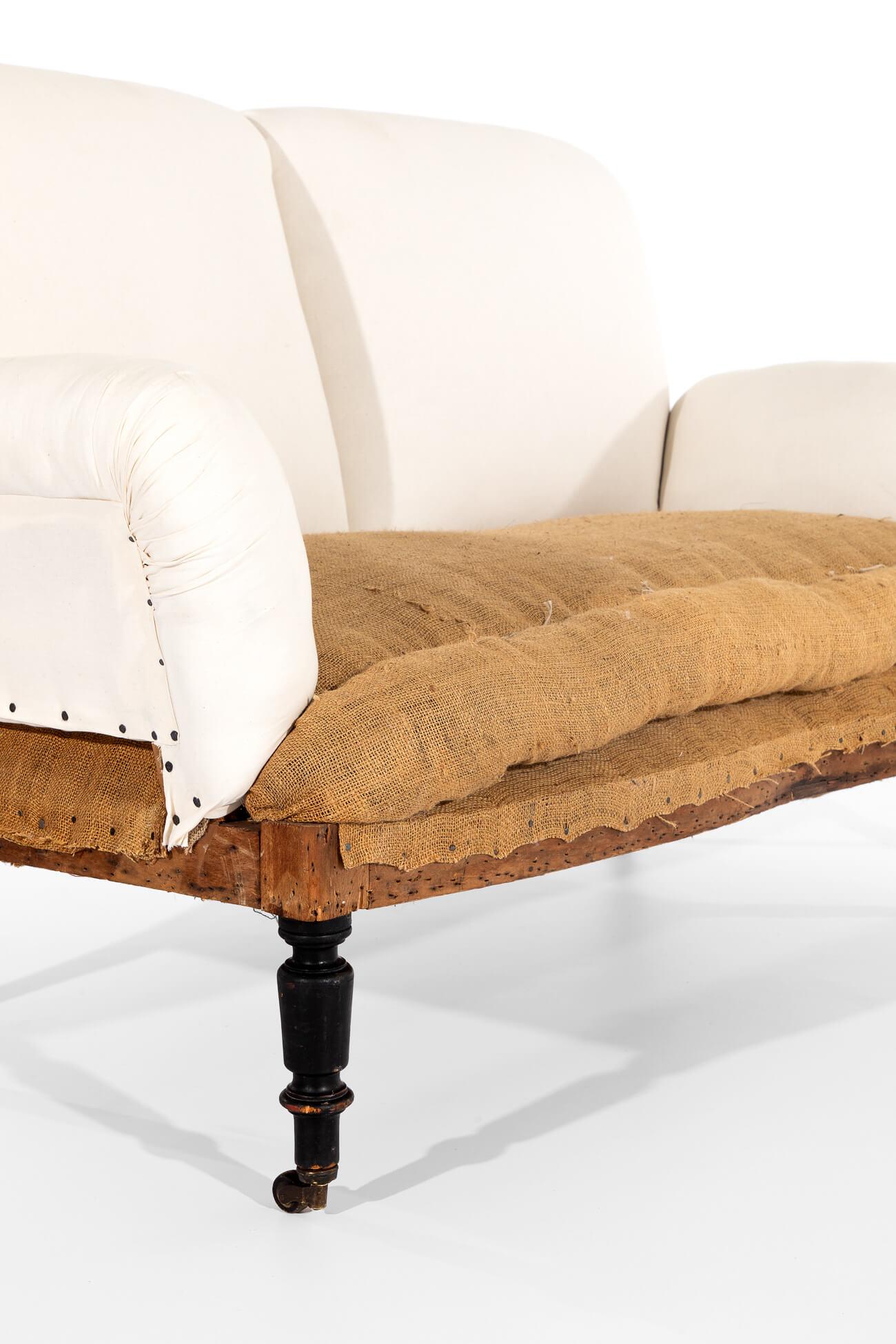 19th Century Napoleon III Deconstructed Two Seater Sofa For Sale