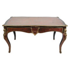 Scrivania Napoleone III in intarsio Boulle
