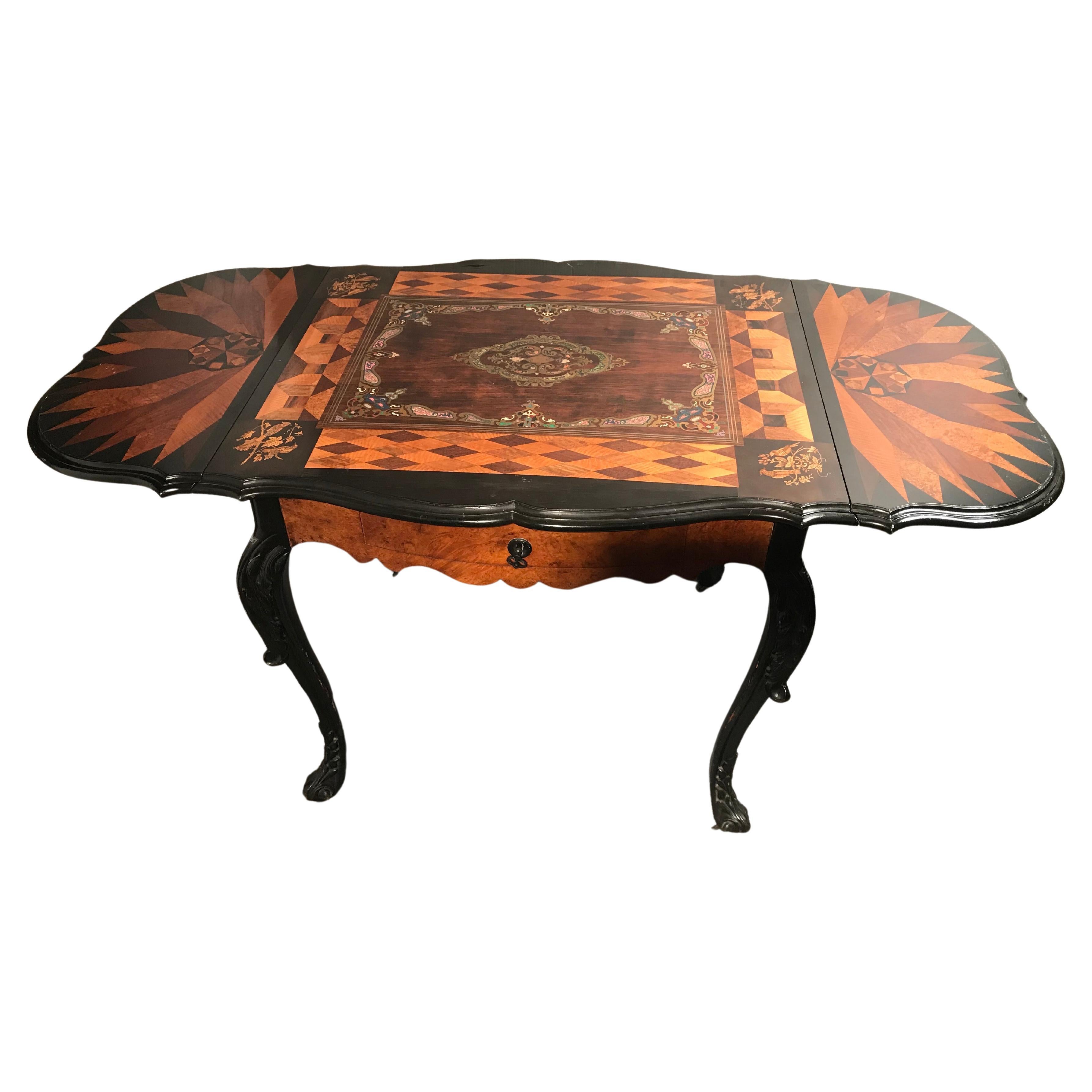 Napoleon III Desk or Side Table For Sale
