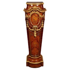 Used Napoleon III Display Pedestal Att. to A-G Fourdinois, France, Circa 1865