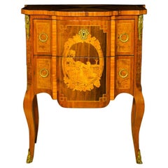 Antique Napoleon III Dresser in Inlaid Rosewood, France, 1880