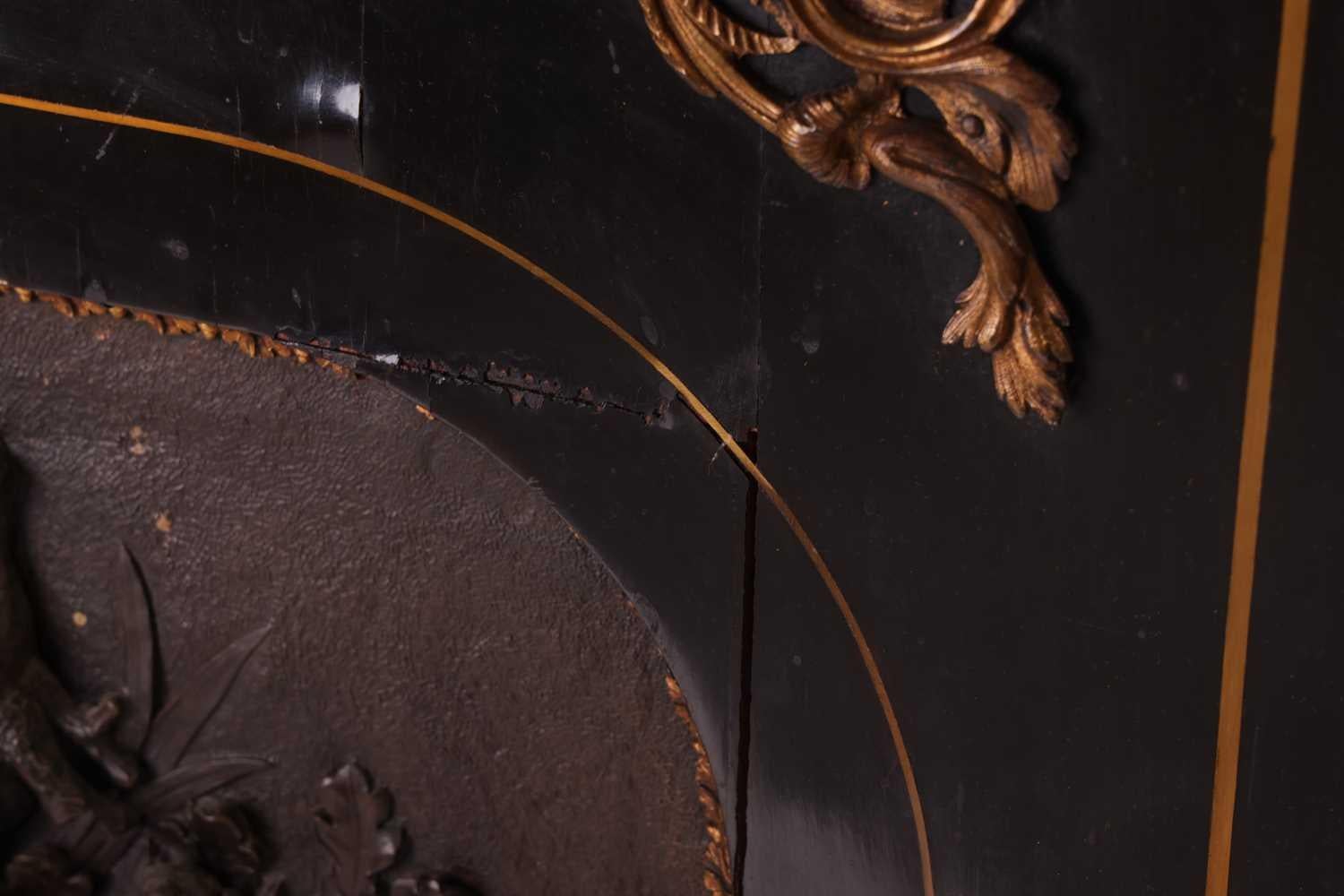 Napoleon III Ebonised Pier Cabinet, Circa 1850-1870, French In Fair Condition For Sale In Worcester, GB