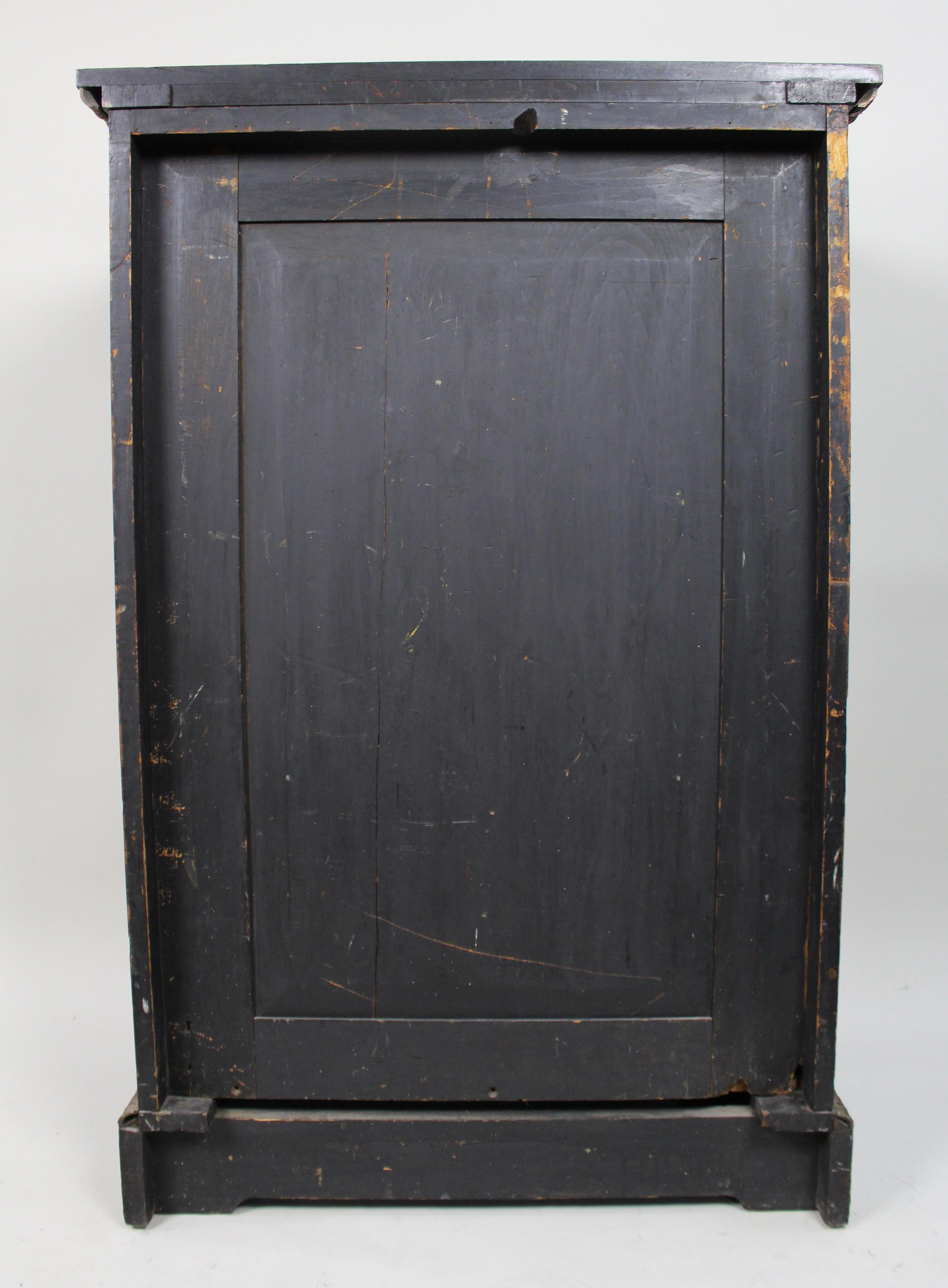Napoleon III Ebonised Pier Cabinet with Electrotype Panel – French, c.1865 For Sale 9