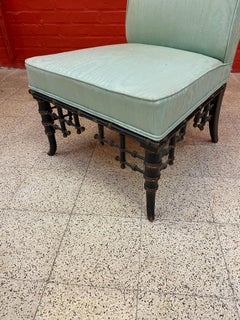 Napoleon III Faux Bamboo Chair, France, 1850s