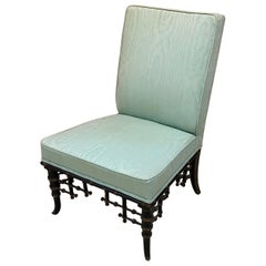 Chaise Napoléon III en faux bambou, France, années 1850