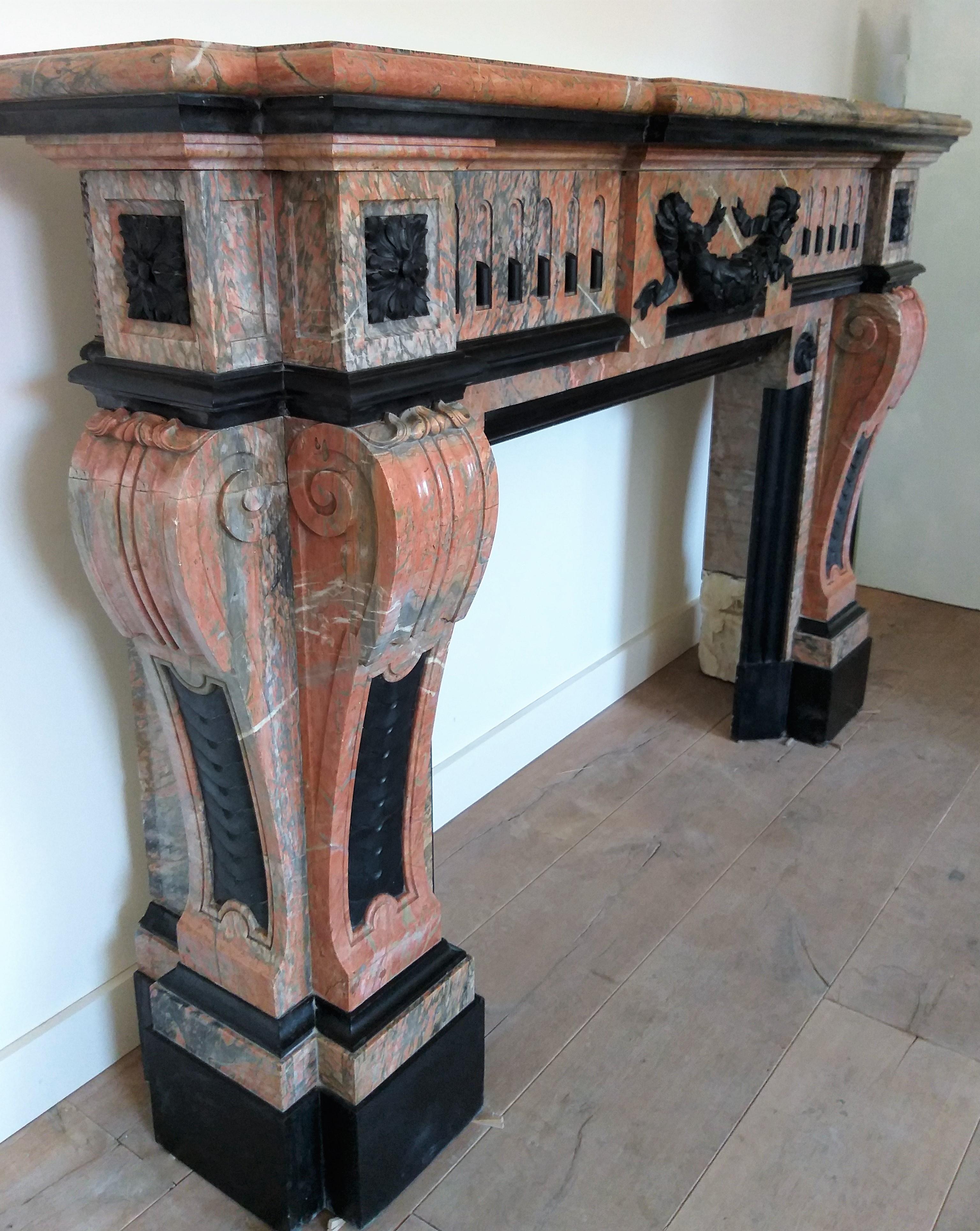 European Napoleon III Fireplace with a Strong Impression For Sale