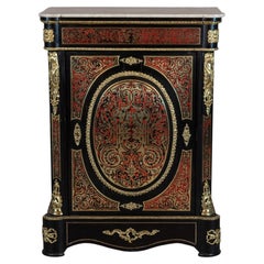Used Napoleon III French Boulle Style Buffet or Cabinet