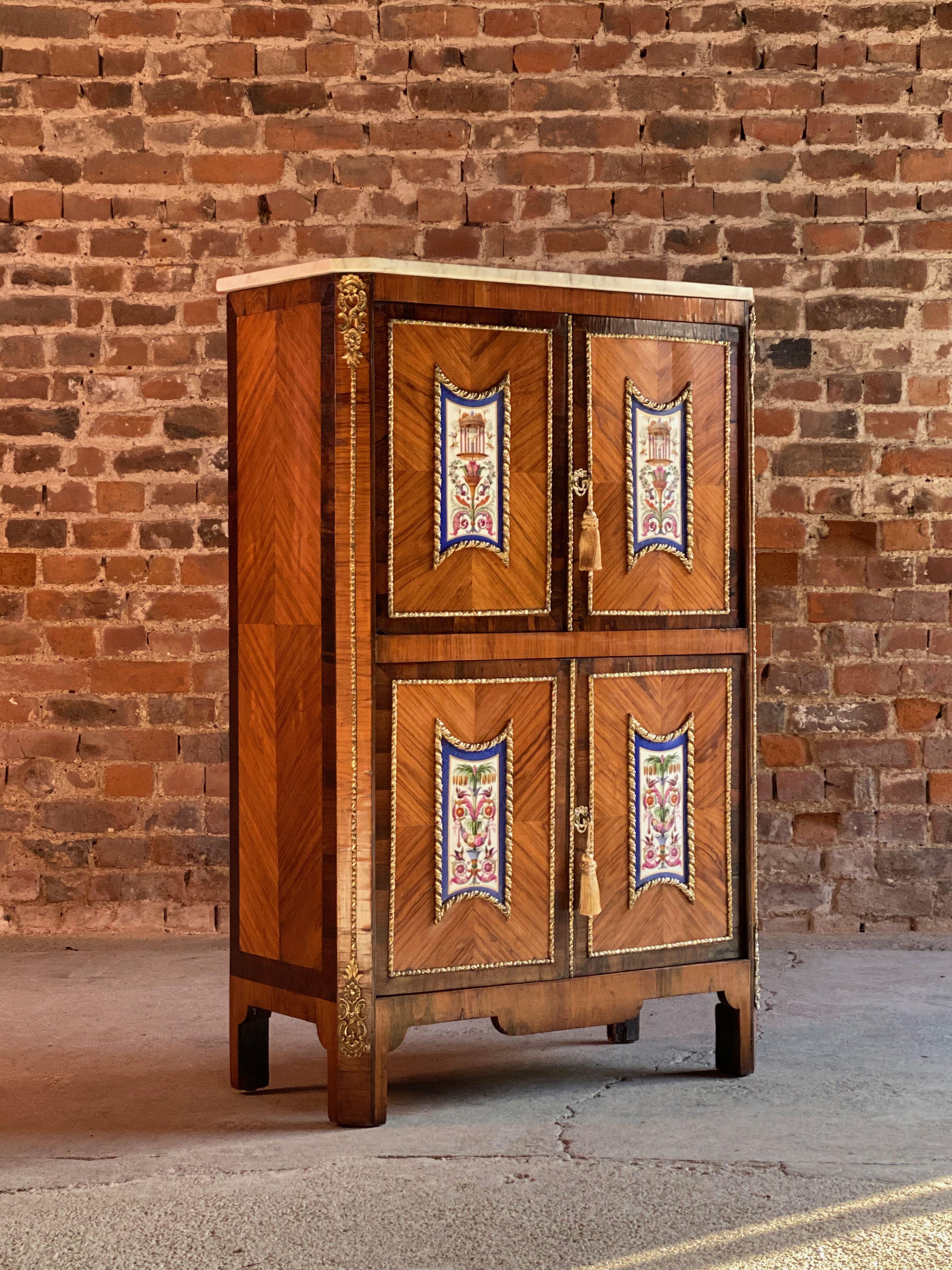 Napoleon III French Cabinet Escritoire Kingwood and Rosewood, France, 1890 In Good Condition In Longdon, Tewkesbury