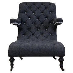 Napoleon III French Club Chair