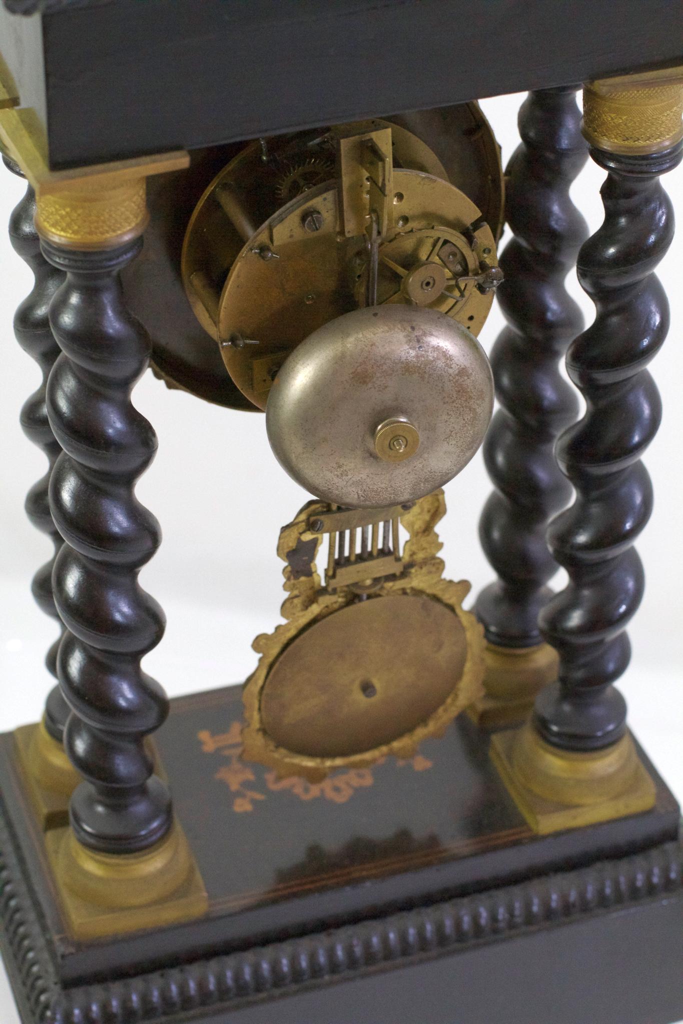 Bronze Napoleon III French Mantle Clock, circa 1880