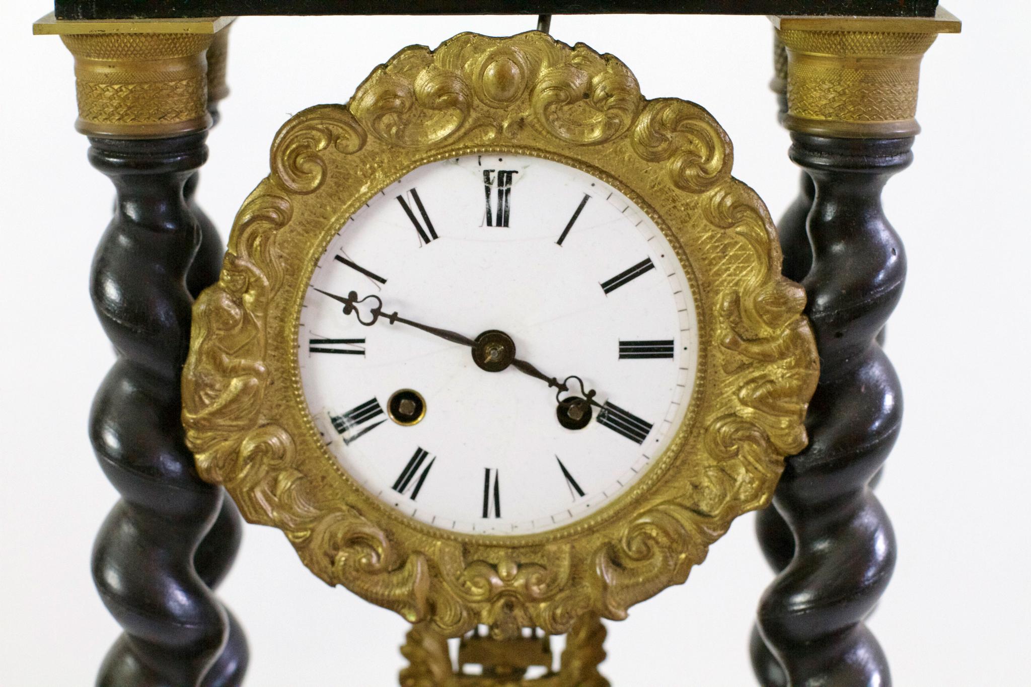 Napoleon III French Mantle Clock, circa 1880 2
