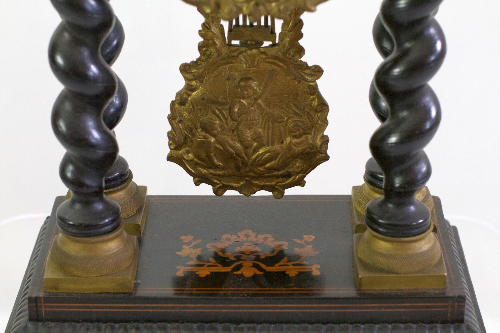 Napoleon III French Mantle Clock, circa 1880 3