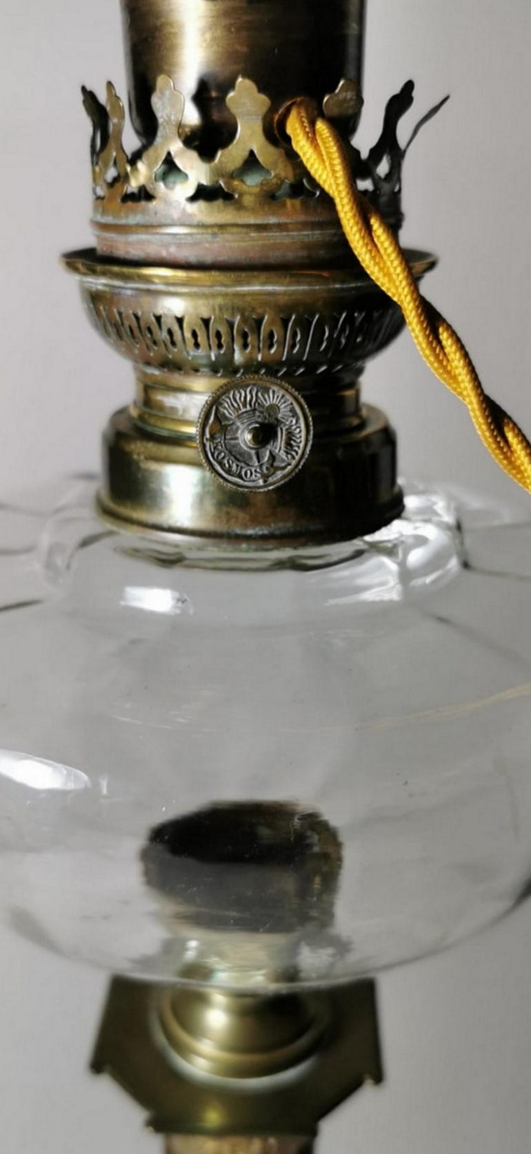 Napoleon III French Marble Corinthian Column-Shaped Table Lamp 5
