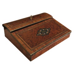 Napoleon III French Marquetry Writing Case