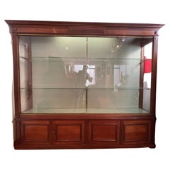 Antique Napoleon III French Store Vitrine Display Showcase