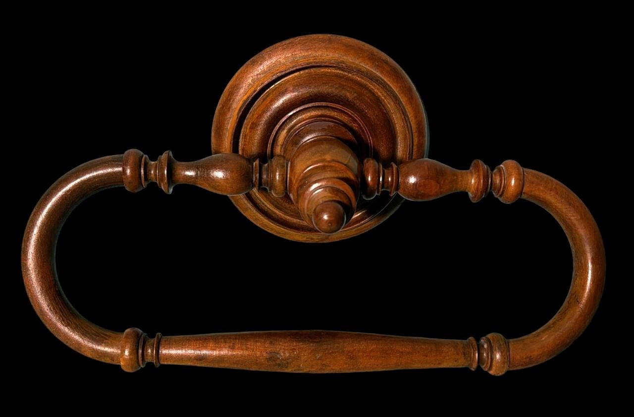 Hand-Crafted Napoleon III French Wall Towel Rack