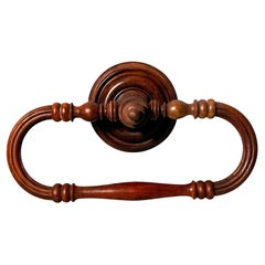 Napoleon III French Wooden Wall Towel Rack
