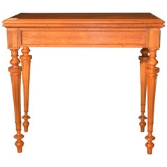 Napoleon III Game Table in French Walnut from 1880