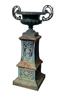 Napoleon III Garden Bowl/basin And Column
