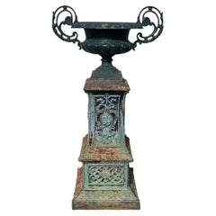 Napoleon III Garden Bowl/basin And Column