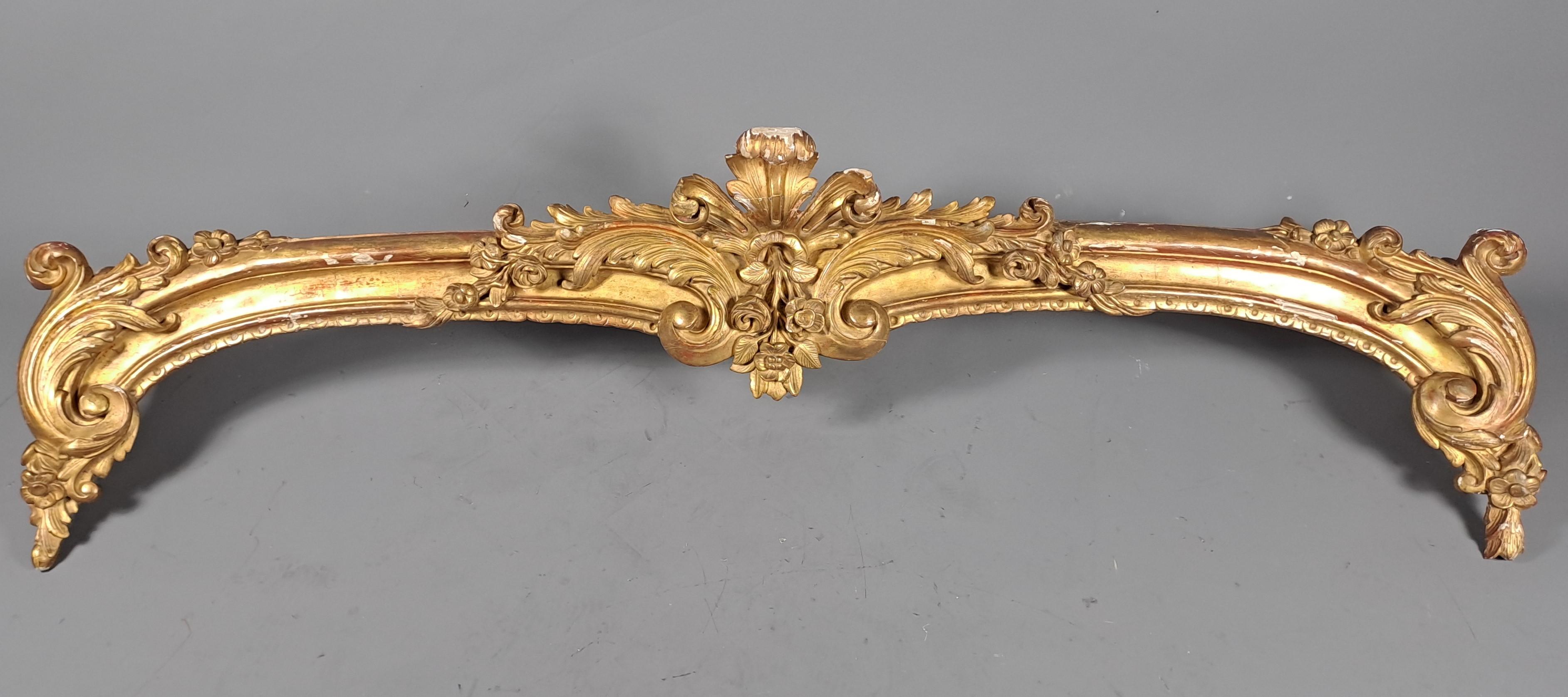 Cenefa de Madera Dorada Napoleón III en venta 4