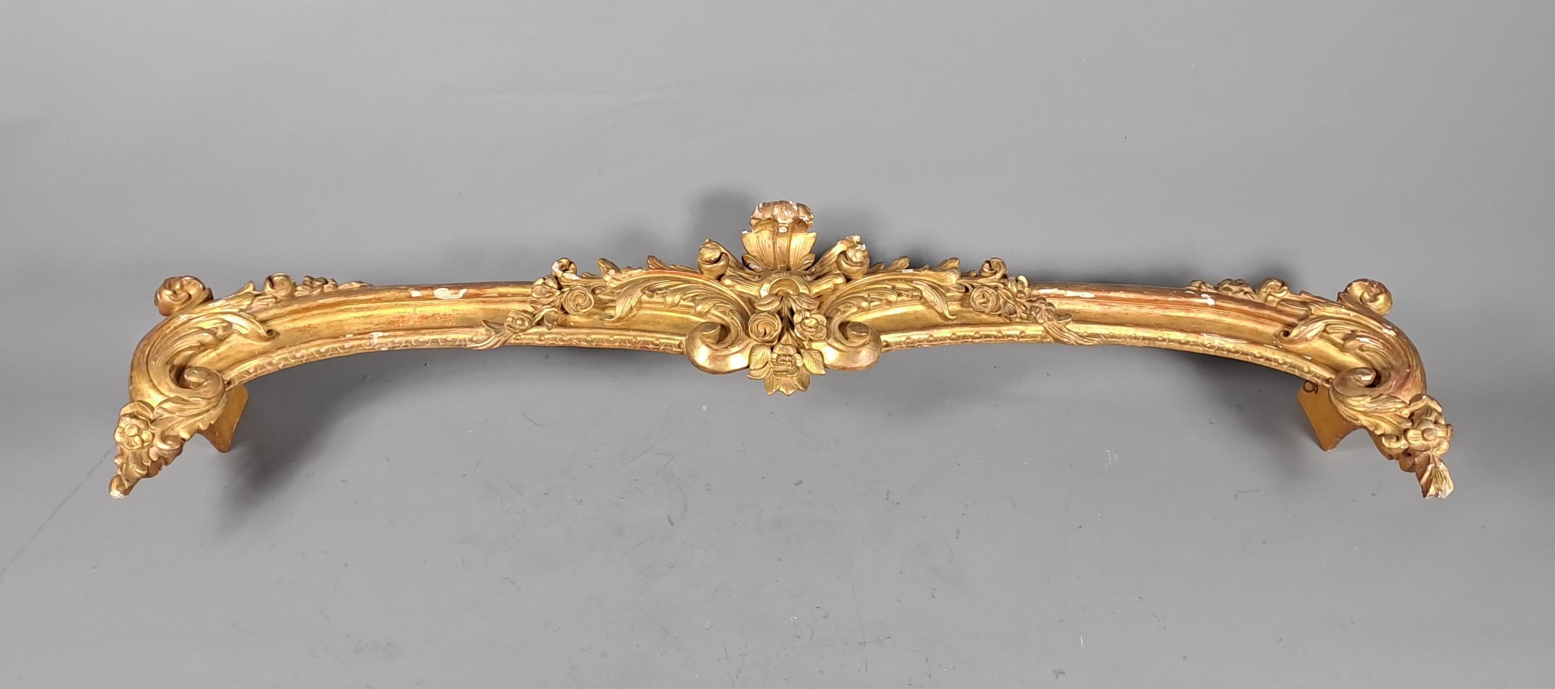 Cenefa de Madera Dorada Napoleón III en venta 2