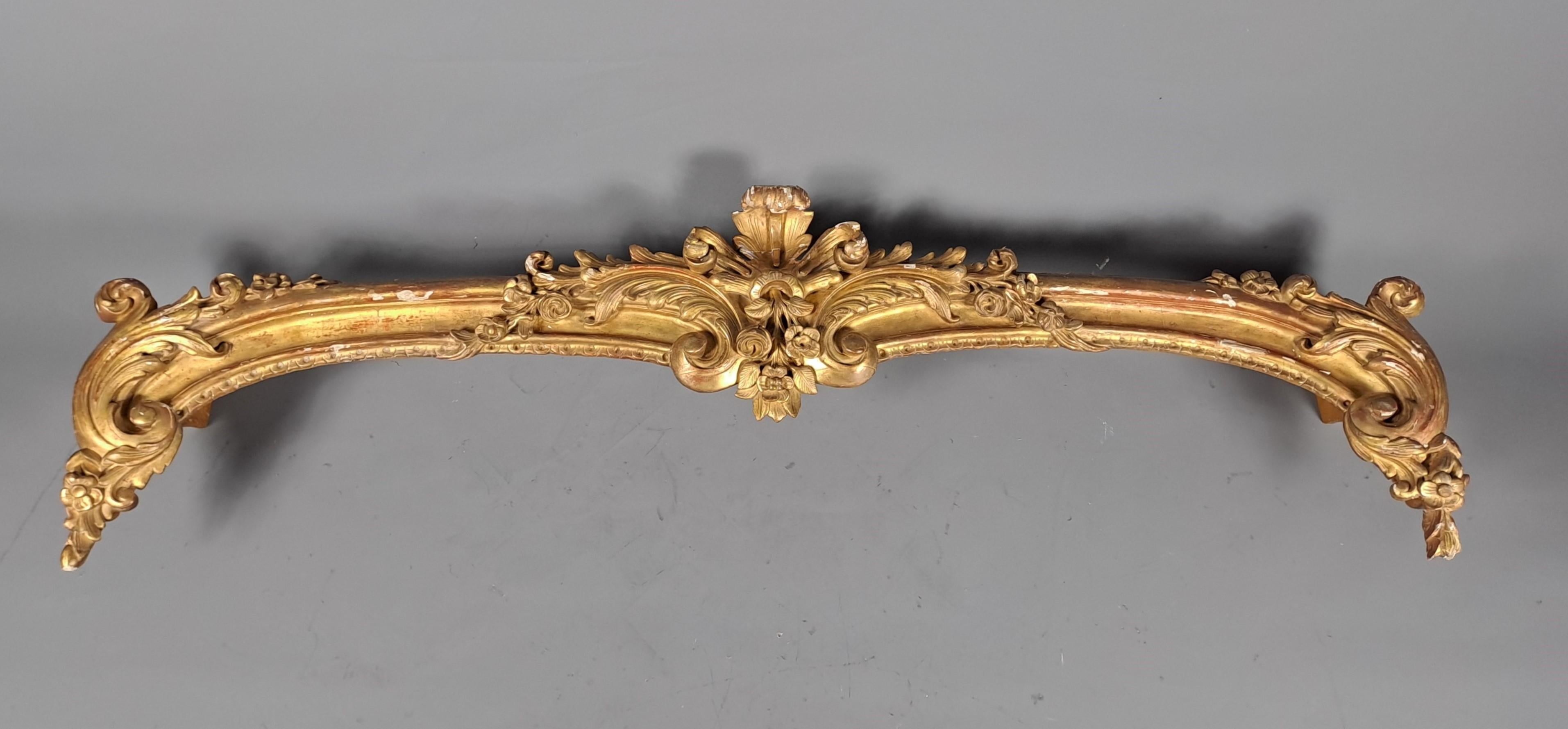 Cenefa de Madera Dorada Napoleón III en venta 3