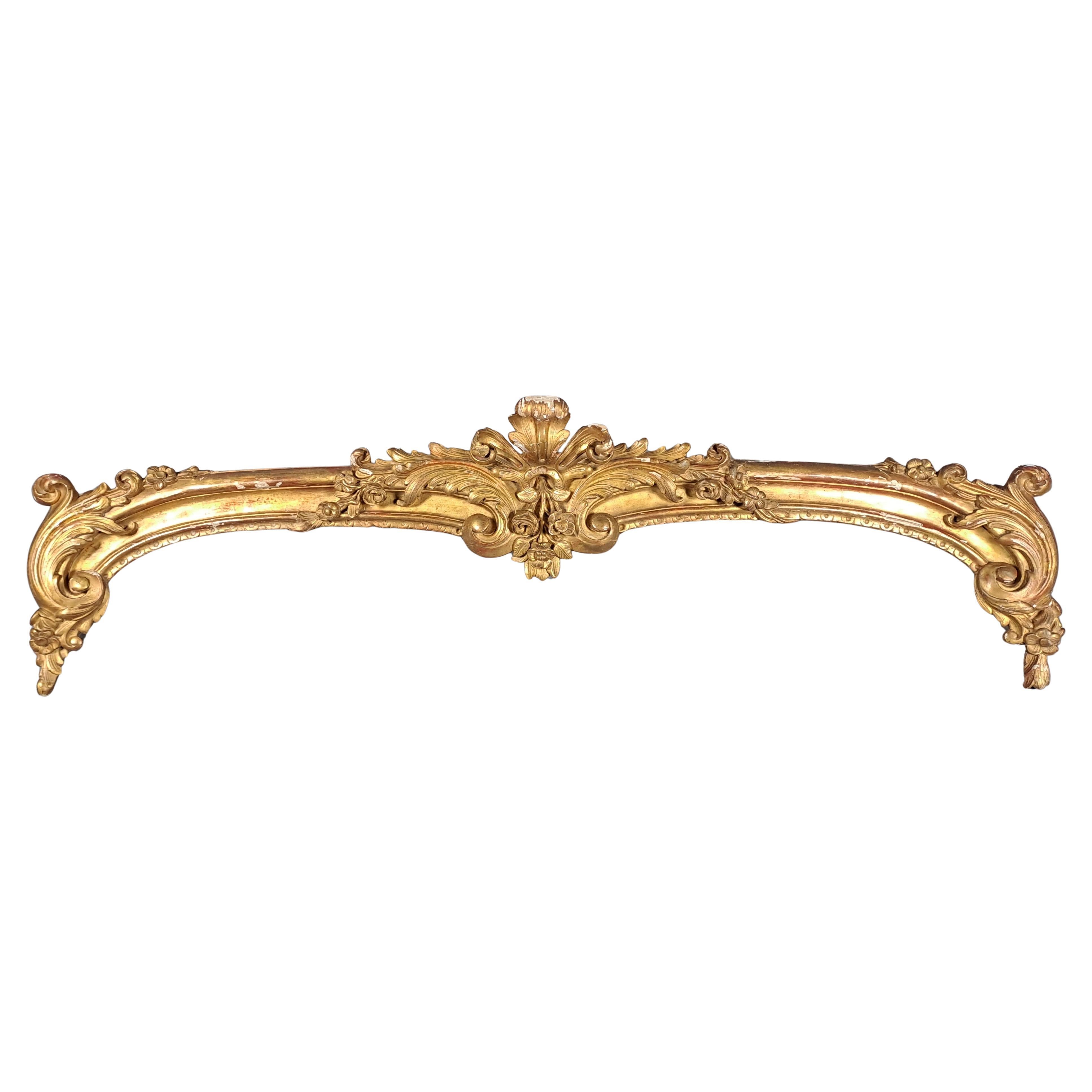 Cenefa de Madera Dorada Napoleón III en venta
