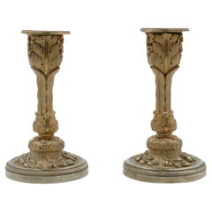 Candelero de bronce dorado Napoleón III