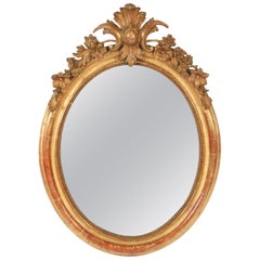 Napoleon III Gilt Wood Mirror