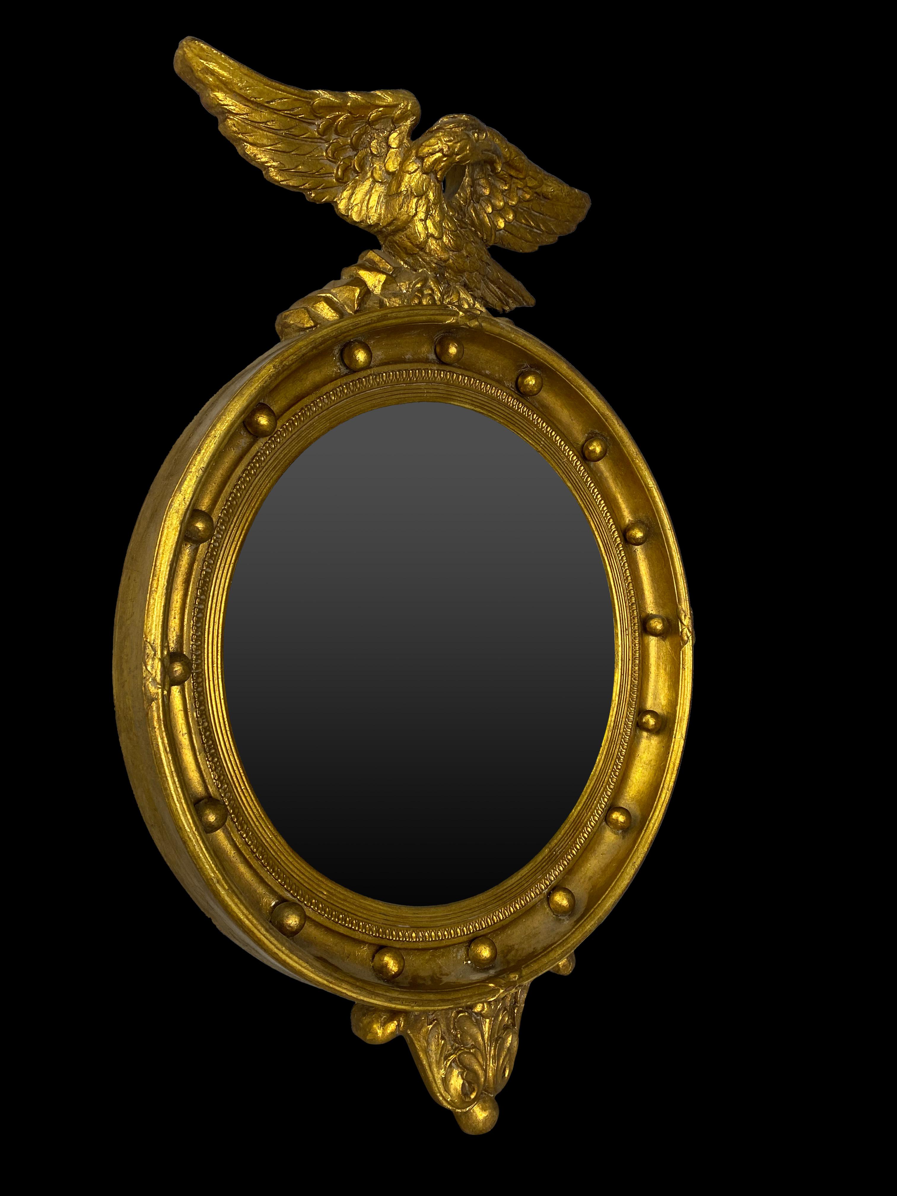 French Napoleon III Giltwood Mirror, 19th Century For Sale