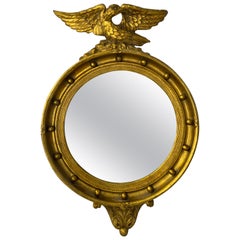 Antique Napoleon III Giltwood Mirror, 19th Century