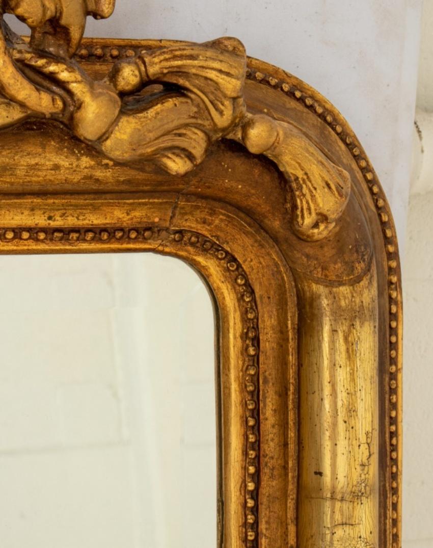 19th Century Napoleon III Giltwood Mirror, Ca. 1870