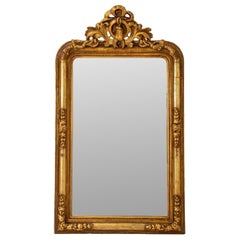 Specchio in legno dorato Napoleone III, 1870 ca. 1870