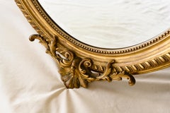 Napoleon III Glitwood Flower and Leaf Mirror