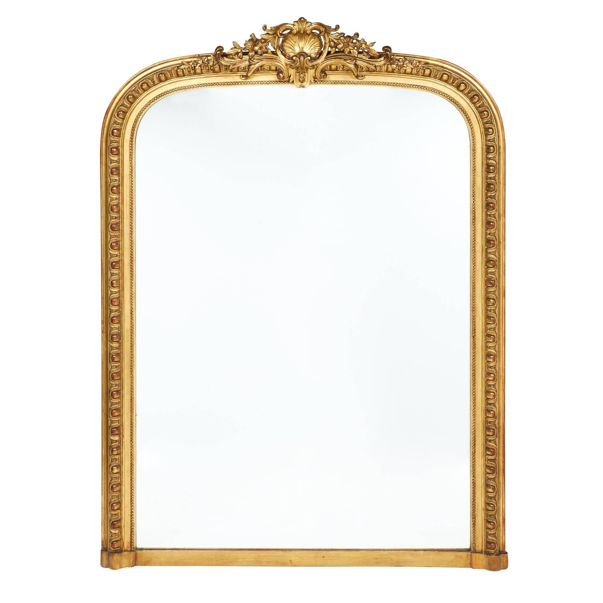 French Napoleon III Gold Leafed Mirrors