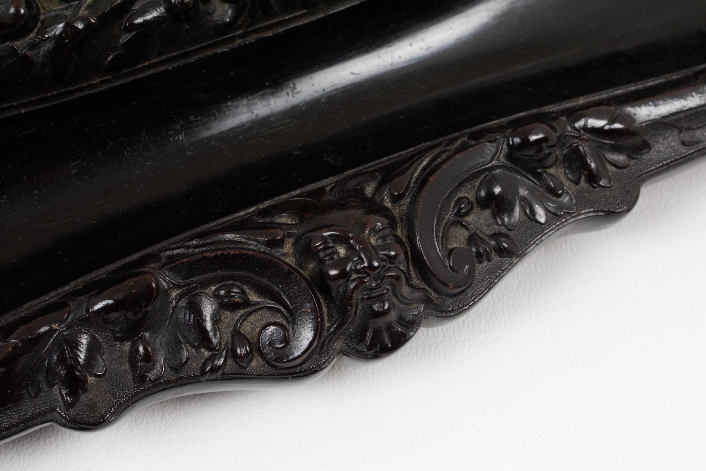 Napoleon III Gutta Percha Desk Accessory Pen Holder, circa 1880 For Sale 2