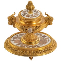 Antique Napoleon III Inkwell by Maison Giroux