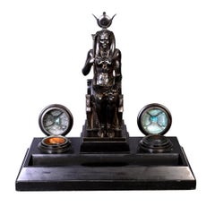 Napoleon III Inkwell with Egyptian Inspiration