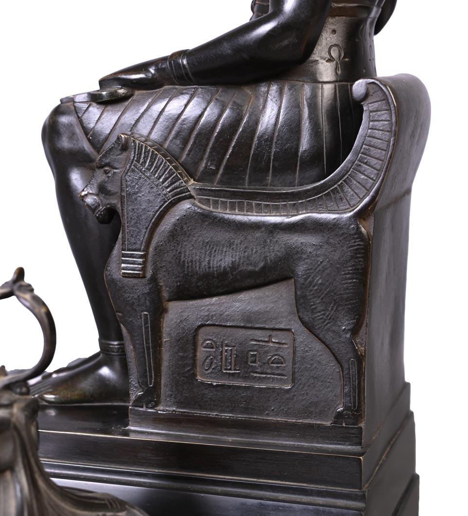 Napoleon III Inkwell with Egyptian Inspiration For Sale 1
